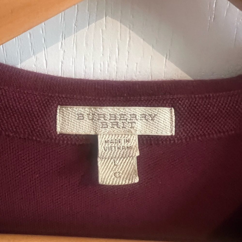 Burberry polo shit men size large - Picture 4 of 4